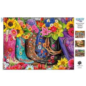 Buffalo Games Cowgirl Colors 1000 Piece Jigsaw Puzzle