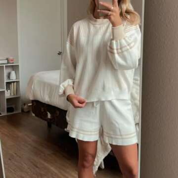 Stylish Rxozrxoz Women Sweater Sets - Cozy & Chic 2 Piece Outfit