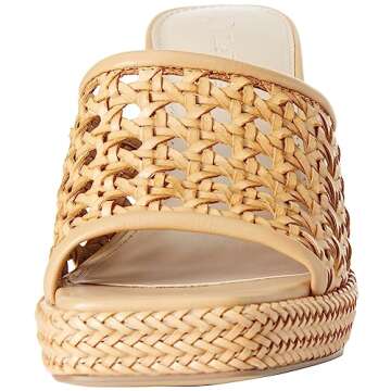 The Drop Fia Platform Sandal for Women, Doe Tan