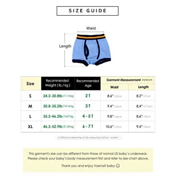VAENAIT BABY Boxer Briefs for Toddler Comfort Age 2-7