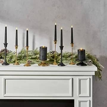 LampLust Christmas Garland with Lights, 6 Ft Lighted Garland with Pine Branches and Realistic Faux Snow, 100 LED Lights Battery Powered, Timer Included, Garland for Mantle Christmas Decorations