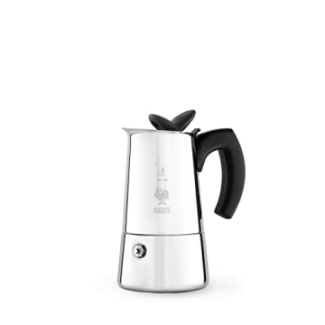 Bialetti Musa Stovetop Coffee Maker in Stainless Steel 4 Cups