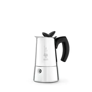 Bialetti Musa Stovetop Coffee Maker in Stainless Steel 4 Cups