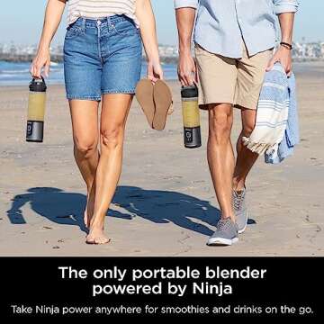 Ninja Blast Portable Blender: USB-C Rechargeable for Smoothies
