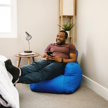Big Joe Bean Bag Chair for Dorm Use with SmartMax Fabric