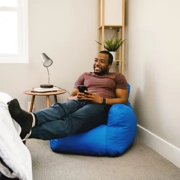 Big Joe Bean Bag Chair for Dorm Use with SmartMax Fabric