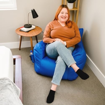 Big Joe Bean Bag Chair for Dorm Use with SmartMax Fabric