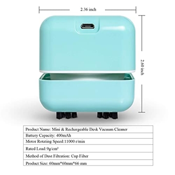 JEDIST Mini Desk Vacuum Cleaner for Easy Cleaning