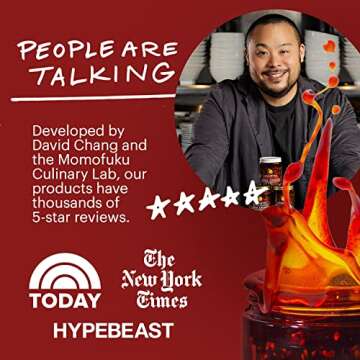 Momofuku Umami Essentials Starter Pack by David Chang, Contains Original Chili Crunch, Soy Sauce, and Savory Salt, Spice & Seasoning Gift for Foodies