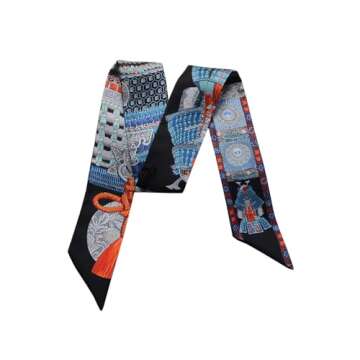 JERLA 100% Mulberry Silk Scarf for Women - Versatile Luxury Accessory