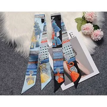 JERLA 100% Mulberry Silk Scarf for Women - Versatile Luxury Accessory