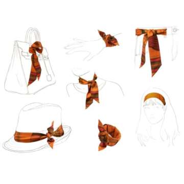 JERLA 100% Mulberry Silk Scarf for Women - Versatile Luxury Accessory