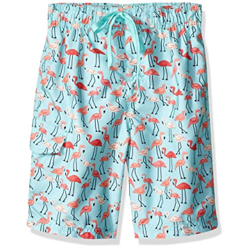 Kanu Surf Boys Line Up Quick Dry UPF 50+ Beach Swim Trunk - Key West Aqua, Size 8