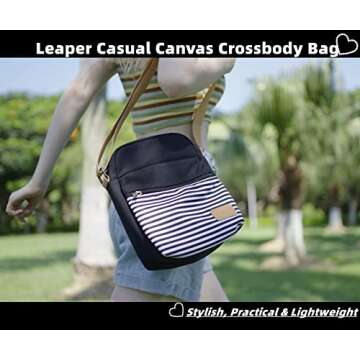 Leaper Girls Crossbody Purses Cute 2 PCS Set