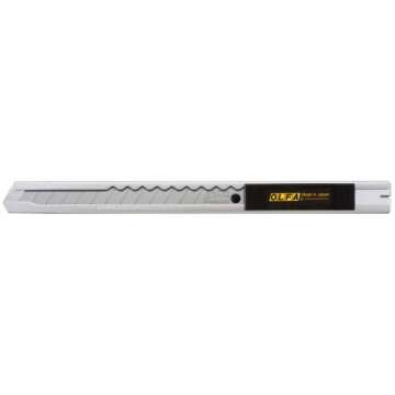 OLFA 9mm Stainless Steel Utility Knife (SVR-1) - Multi-Purpose Retractable Precision Knife w/Snap-Off Blade, Replacement Blades: Any OLFA 9mm Blade
