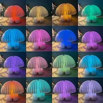 Wooden Folding Book Lamp - 16-Colors Dimmable LED Light