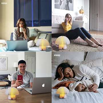 Wooden Folding Book Lamp - 16-Colors Dimmable LED Light