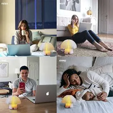 Wooden Folding Book Lamp - 16-Colors Dimmable LED Light