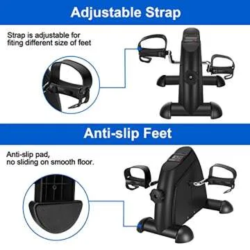 MOMODA Mini Exercise Bike for Low Impact Home Workouts