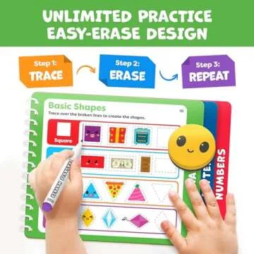 Preschool Learning Activities - Tracing Books for Kids Ages 3-5 - Toddler Handwriting Practice - Letter Tracing for Kids Preschool Kindergarten Workbooks 3-4, 4-5 - Learning Books for 3-4 Year Olds