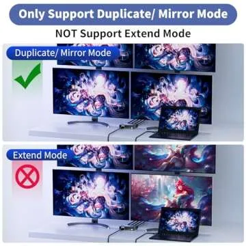 HDMI Splitter 1 in 4 Out 4K@30Hz, Powered 1x4 HDMI Video Splitter 4 Ports with Power Cord, Duplicate/Mirror Screen, Supports UltralHD 3D 1080P HDCP 1.4 for HDTV, STB, DVD, PS5/4/3, Projector, Etc