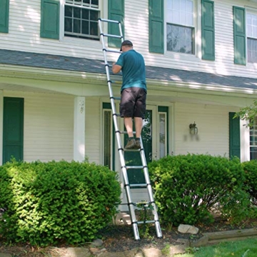Ohuhu 8.5 FT Aluminum Telescoping Ladder Designed for Safety