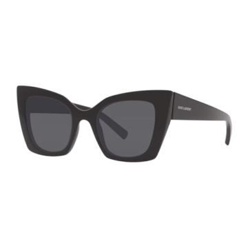 SAINT LAURENT SL 552 Cat-Eye Shape Sunglasses With Eyewear Kit Bundle - High Bridge Fit - Women's De...