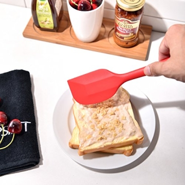 POPILION Silicone Spatula Set of 4 - Heat Resistant