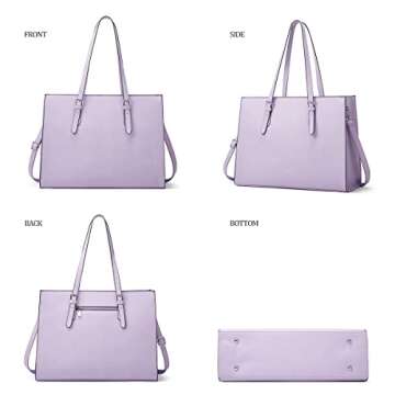 Stylish Waterproof Laptop Bag for Women 15.6 Inch