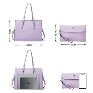 Stylish Waterproof Laptop Bag for Women 15.6 Inch