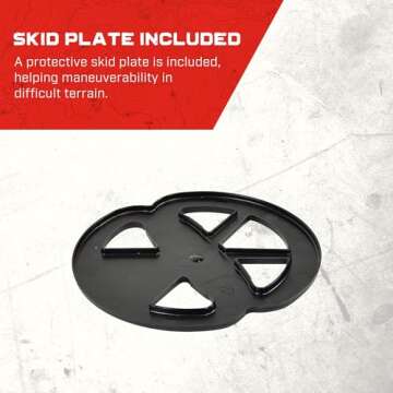 Minelab EQX 06 Double-D Waterproof Smart Coil for Equinox Metal Detectors (Skidplate Included)
