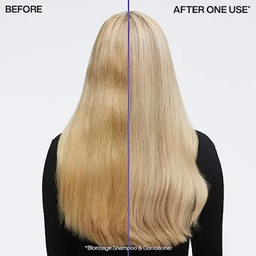 REDKEN Extend Blondage Color Depositing Purple Shampoo and Conditioner |Toner For Blonde Hair | Neutralizes Brass & Moisturizes Hair | With Pure Violet Pigments
