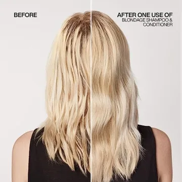 REDKEN Extend Blondage Color Depositing Purple Shampoo and Conditioner |Toner For Blonde Hair | Neutralizes Brass & Moisturizes Hair | With Pure Violet Pigments