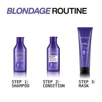REDKEN Extend Blondage Color Depositing Purple Shampoo and Conditioner |Toner For Blonde Hair | Neutralizes Brass & Moisturizes Hair | With Pure Violet Pigments