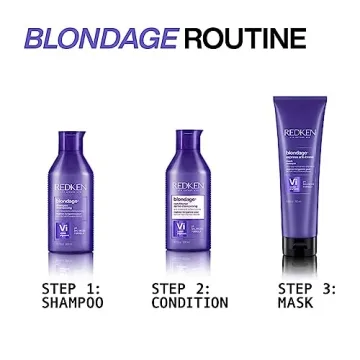 REDKEN Extend Blondage Color Depositing Purple Shampoo and Conditioner |Toner For Blonde Hair | Neutralizes Brass & Moisturizes Hair | With Pure Violet Pigments