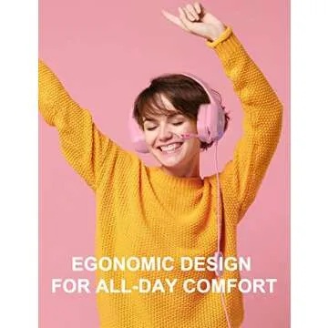 ZIUMIER Z30 Pink Gaming Headset for PS4, PS5, Xbox One, PC, Wired Over-Ear Headphone with Noise Canceling Microphone, LED RGB Light, Surround Sound,Comfortable Earmuffs (Pink)