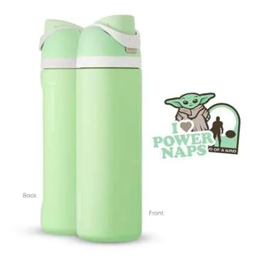 Owala Star Wars FreeSip Insulated Stainless Steel Water Bottle with Straw for Sports and Travel, BPA-Free Sports Water Bottle, 24 oz, Stronger Than You Think