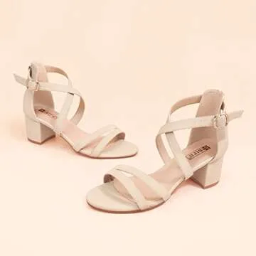 IDIFU Women's Chunky Heel Strappy Sandals for All Occasions