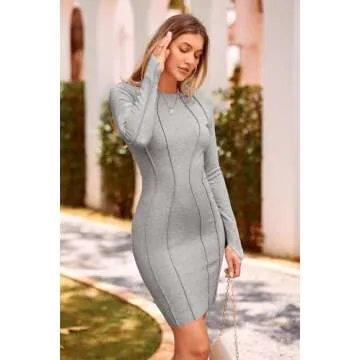 PRETTYGARDEN Bodycon Mini Dress for Casual Style