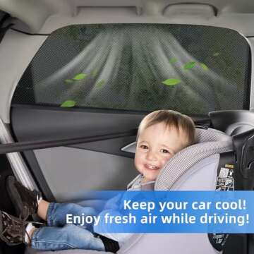Car Window Shades for Family Sun Protection & Privacy