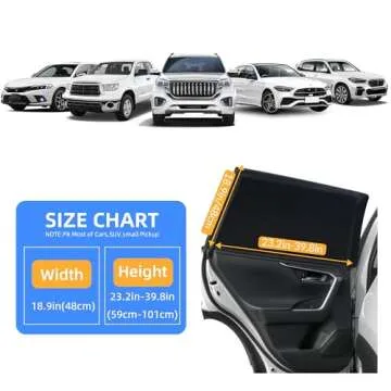 Car Window Shades for Family Sun Protection & Privacy