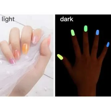 Glow in the Dark Gel Top Coat - Cre8tion Nail Polish