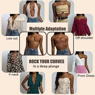 Boob Tape - Breast Lift Tape & Nipple Covers, Boobytape, Body Tape for Breast Lift, Bob Tape for Large Breasts A-G Cup (2 Non-woven Petals+Boob tape) Brown