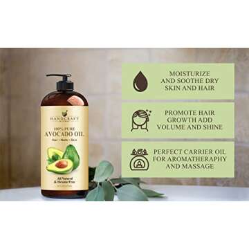 Handcraft Blends Avocado Oil 16 Fl Oz - Pure & Natural