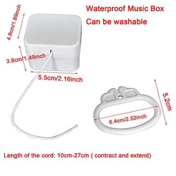 Over The Rainbow Pull String Music Box for Babies and Kids