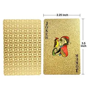 Luxurious 24K Gold Foil Playing Cards - 2 Decks