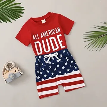 Stylish 4th of July Baby Boy Outfit for Celebrations