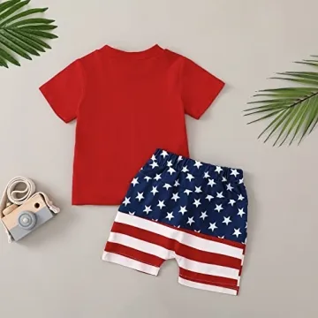 Stylish 4th of July Baby Boy Outfit for Celebrations