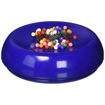 Grabbit Magnetic Pincushion with 50 Colorful Pins