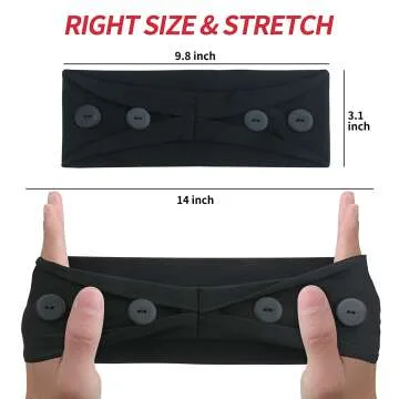 Comfortable ABAMERICA Headbands for Face Mask Support